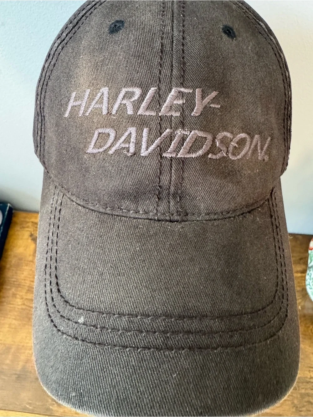 Harley-Davidson MotorClothes Fitted‎ Baseball Cap Black Size L 2013 Logo Hat